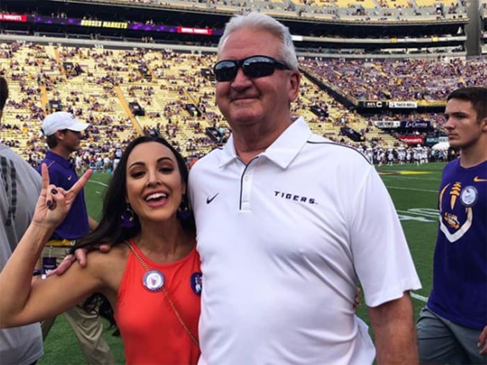 Steve Ensminger LSU Carley McCord